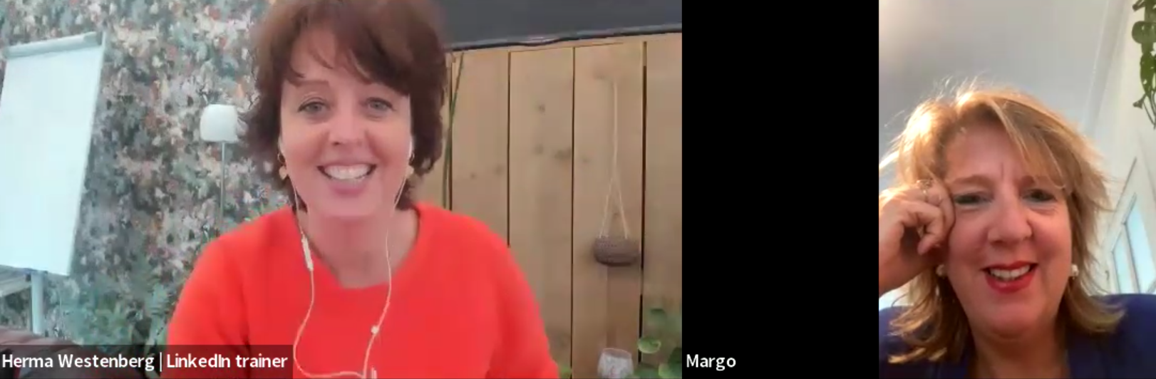 Herma Westenberg in online gesprek met Margo de Kock van Stichting Wigwam