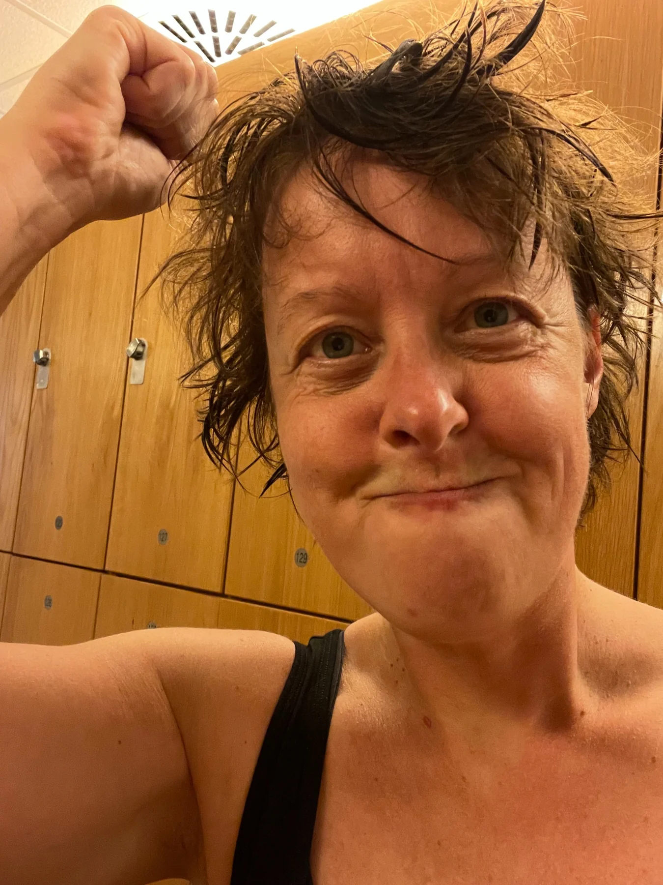 Herma na het sporten bij de Pellikaan in Maastricht